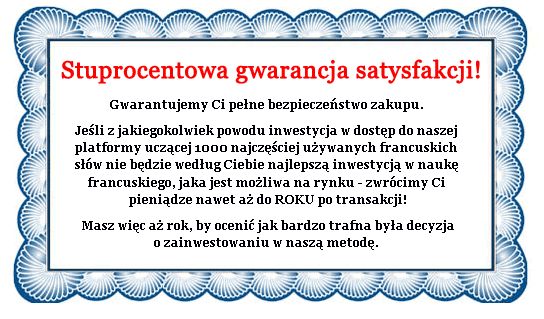 Pena gwarancja satysfakcji