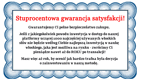 Pena gwarancja satysfakcji
